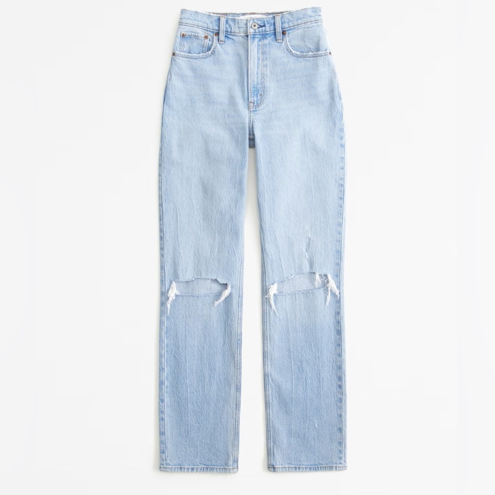 ABERBROMBIE ULTRA HIGH RISE 90s STRAIGHT JEAN